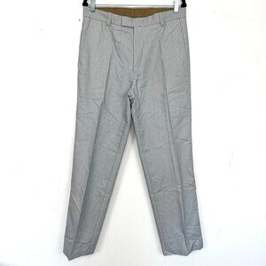 NWT 1926 Originals Haggar Straight Fit Dress Pants Navy Striped 33x32